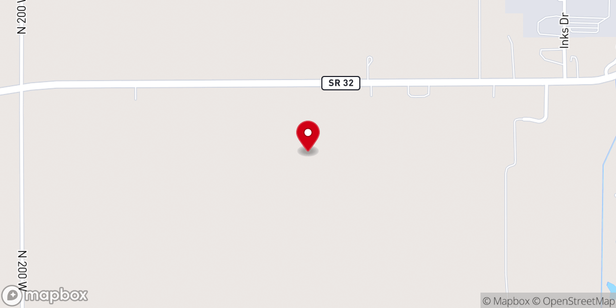 Map showing location of Winchester Friends Church
