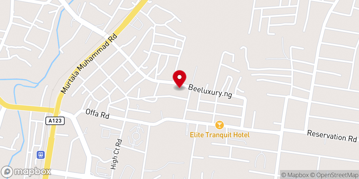 Map showing location of Emmanuel Baptist Church, P. O. Box, Sabo Oke Road, Oko Erin, Nigeria