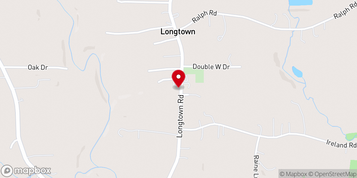 Map showing location of Longtown Pentecostal Holiness
