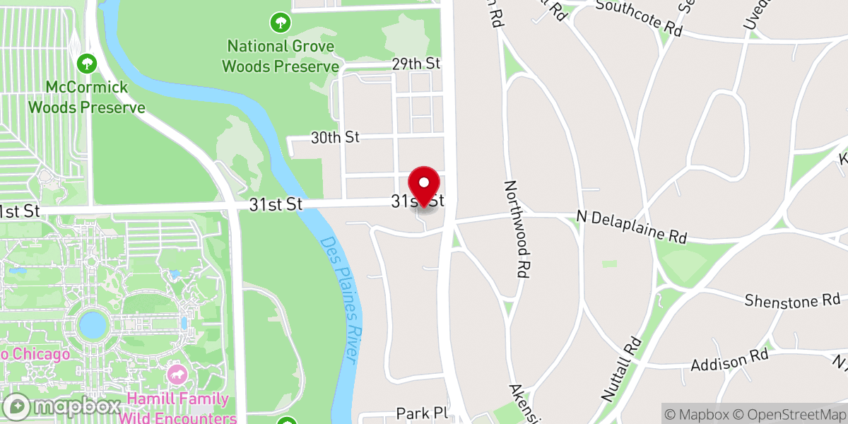 Map showing location of Saints Peter and Paul Lutheran Church