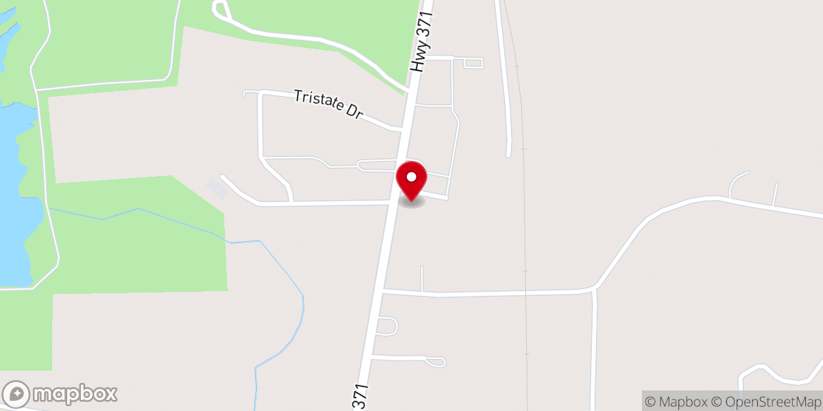 Map showing location of North Webster Parish Industrial District