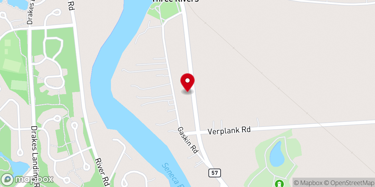 Map showing location of Lambert Hank