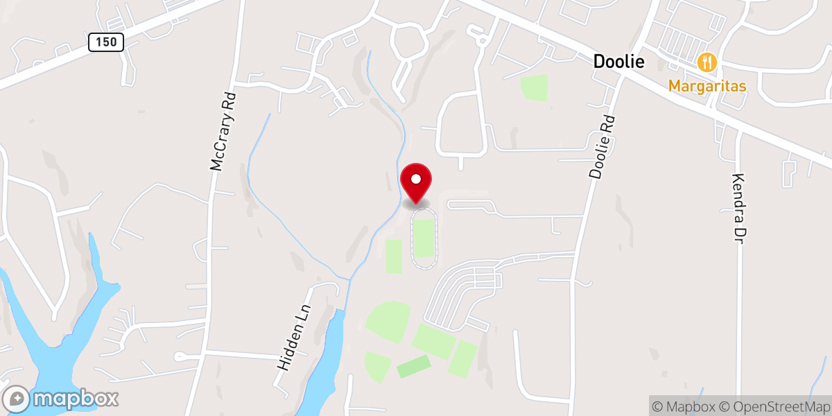 Map showing location of West Church