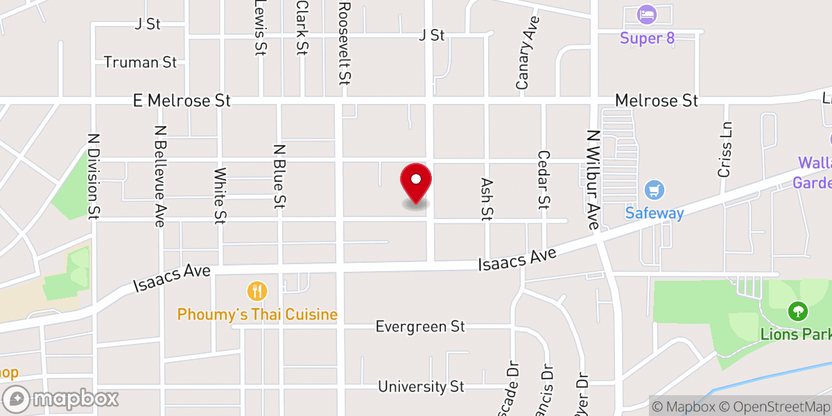 Map showing location of Mission Church