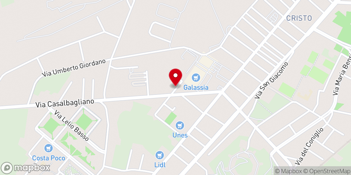 Map showing location of Redeemed Christian Church Of God (R.C.C.G) Alessandria Jesus House Parish Italy.