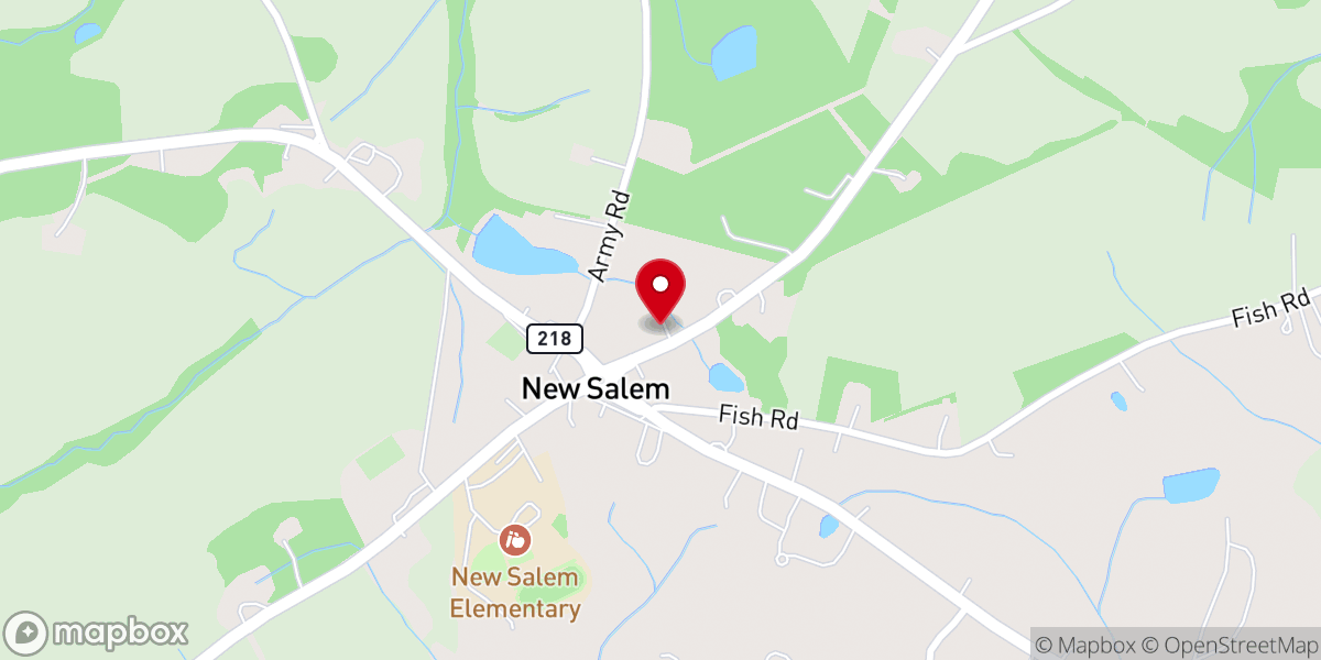 Map showing location of Silver Star Cowboy Church
