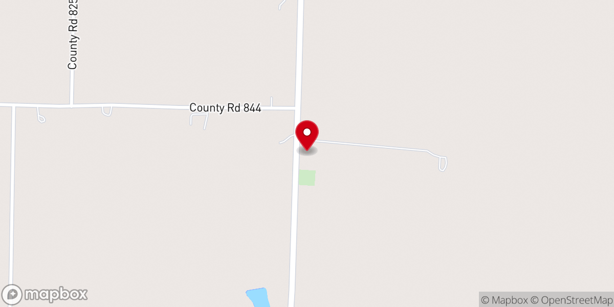 Map showing location of Union Baptist Church