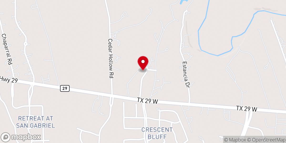 Map showing location of Good News Methodist Church - Georgetown