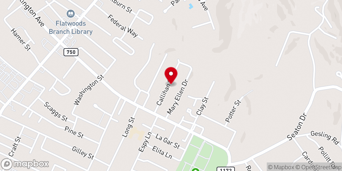Map showing location of Potter's House of Worship