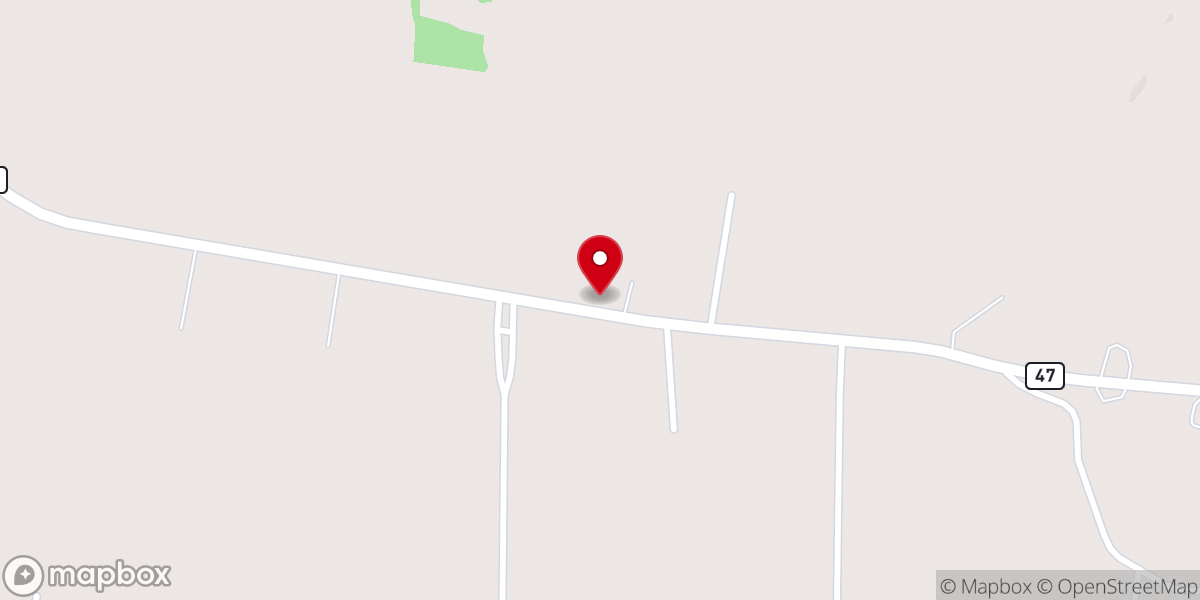 Map showing location of Providence Church