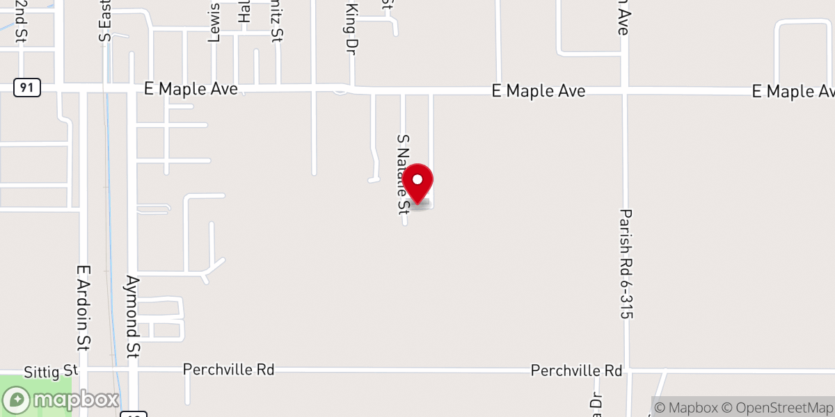 Map showing location of St Landry Parish Eunice Health