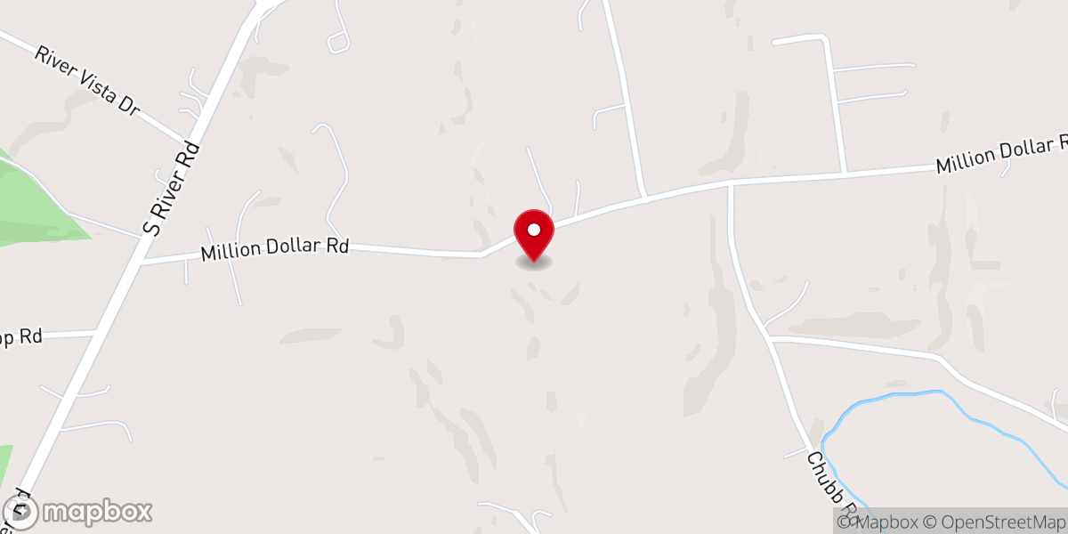 Map showing location of Zion Stone United Methodist Church
