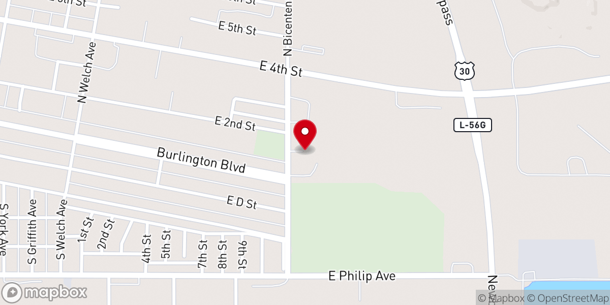 Map showing location of Hope Embraced