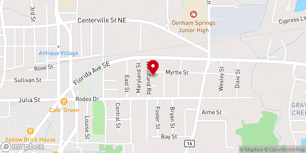 Map showing location of Church of God Intensive Care Ministry