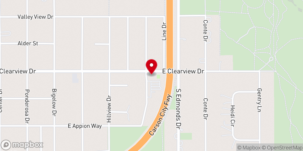 Map showing location of Ahe Ministries Inc