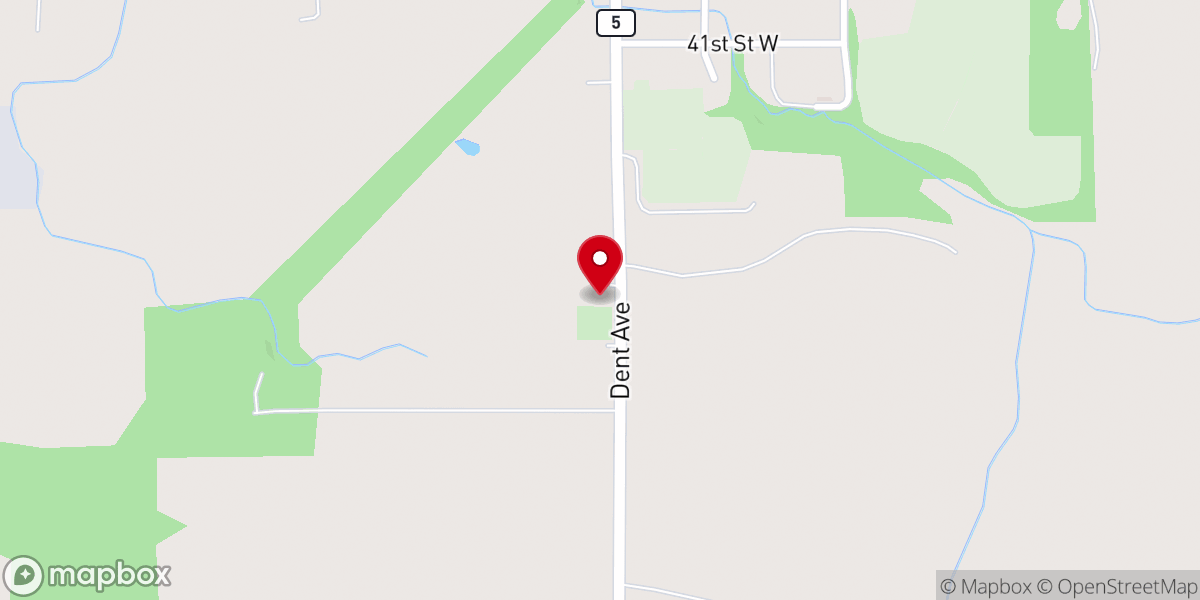 Map showing location of Solor Lutheran Church