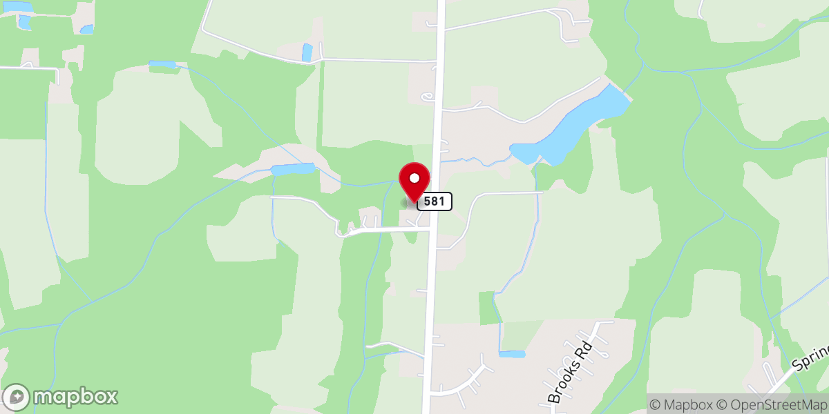 Map showing location of Three Tabernacle Holiness Church