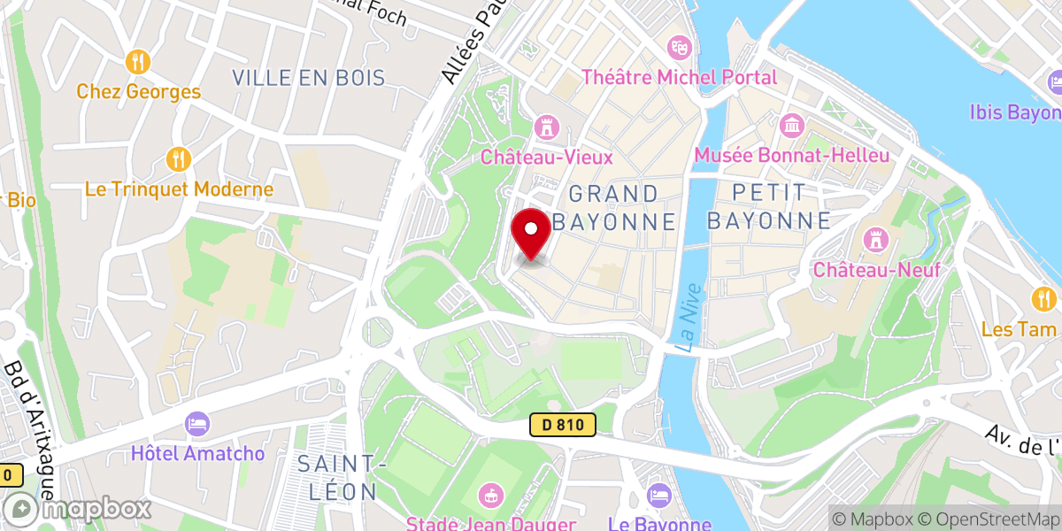 Map showing location of Temporésidence Cathédrale