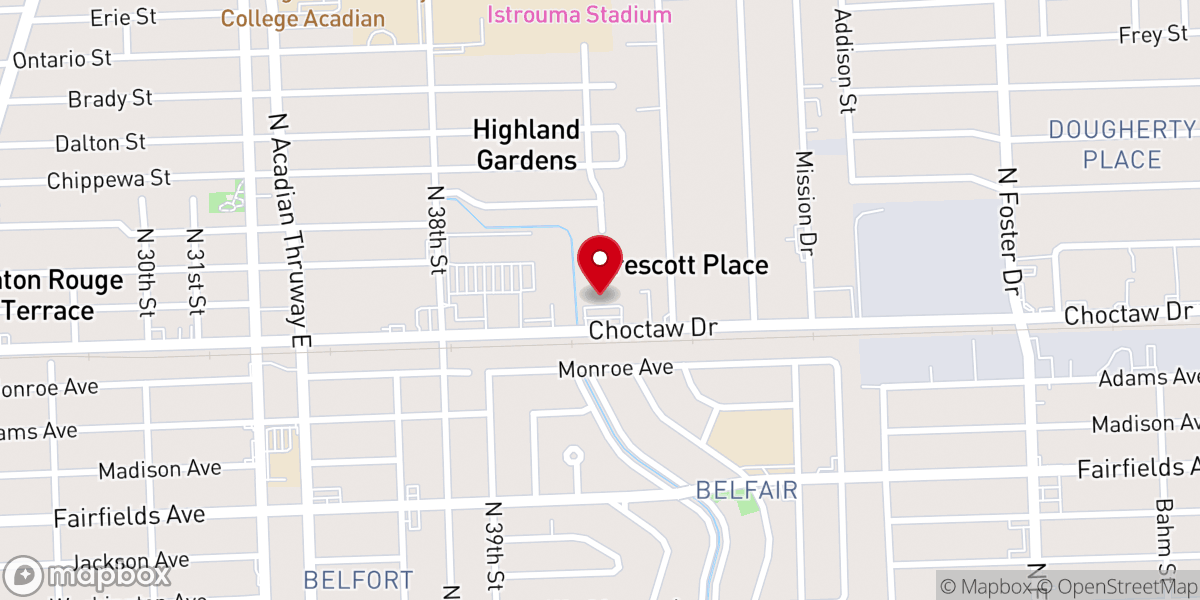 Map showing location of Faith Love & Friendship Ministries