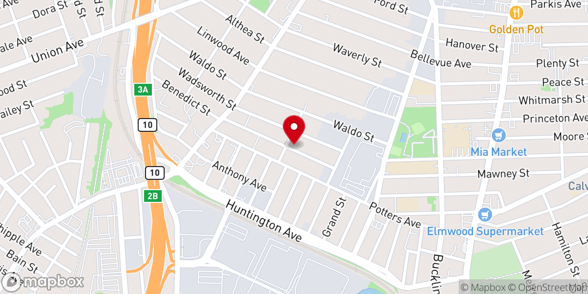 Map showing location of New Jerusalem Church of God