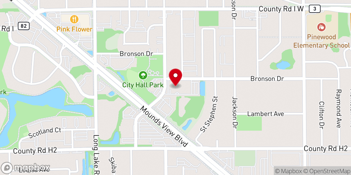 Map showing location of Pursuit Community Church