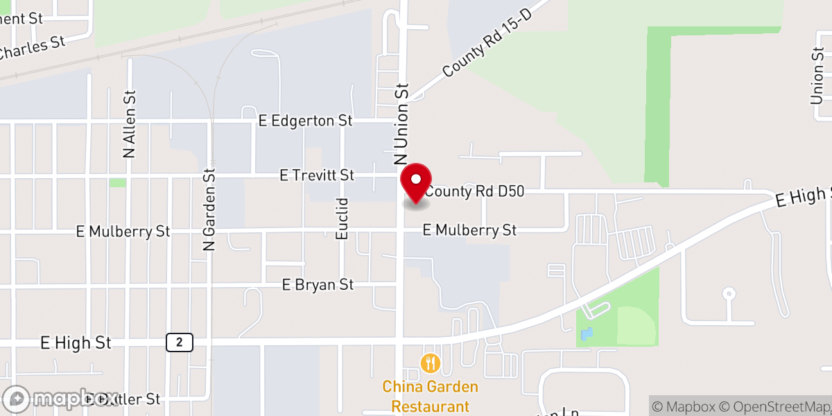 Map showing location of Frankie's