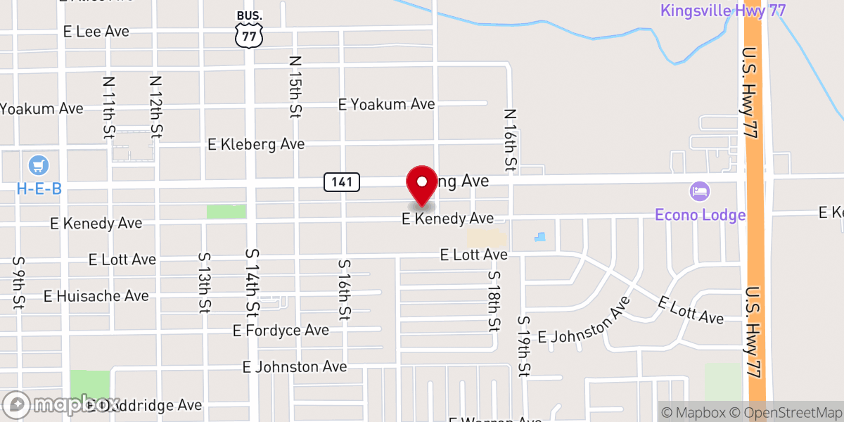 Map showing location of Latin Church of the Nazarene