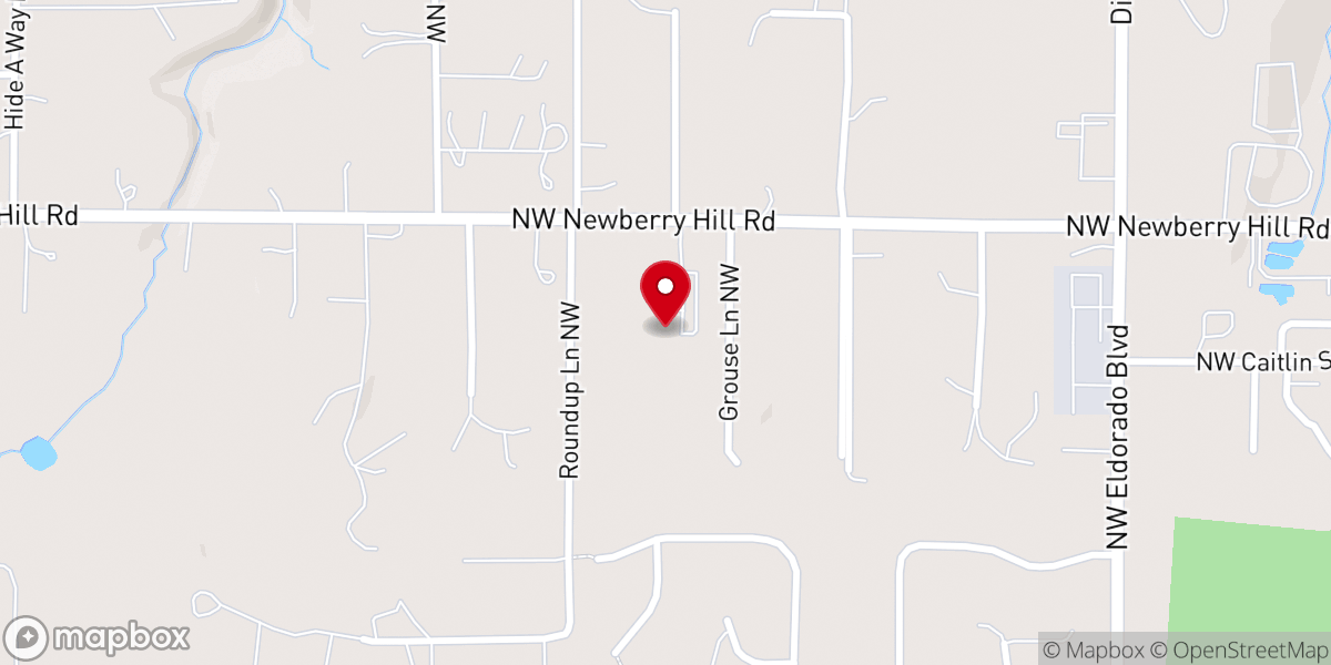 Map showing location of Faith Fellowship Church