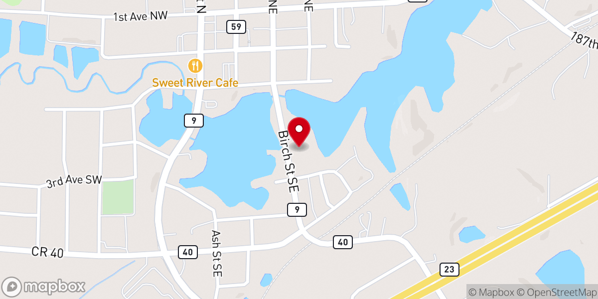 Map showing location of Two Wheels, One God
