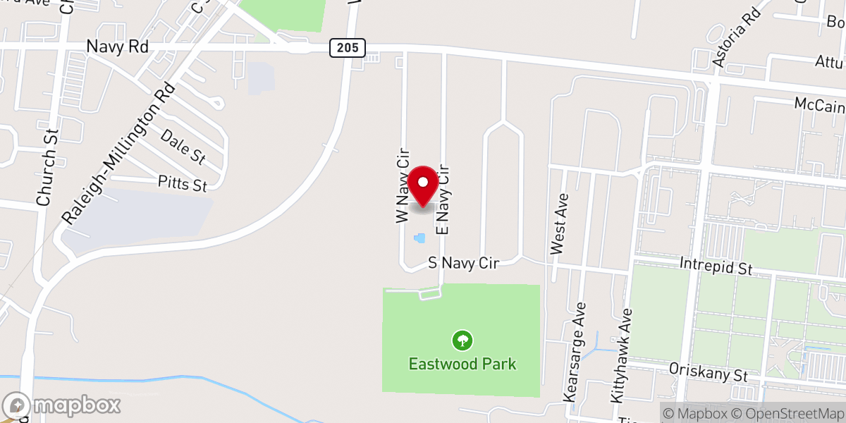 Map showing location of Millington Family YMCA