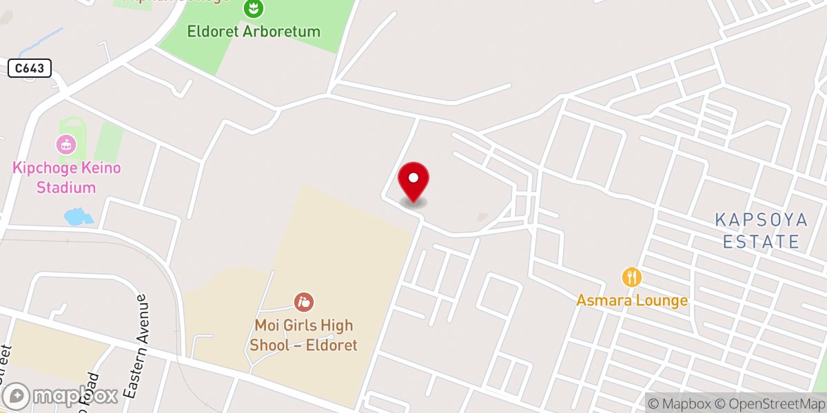 Map showing location of Immaculate Catholic Church