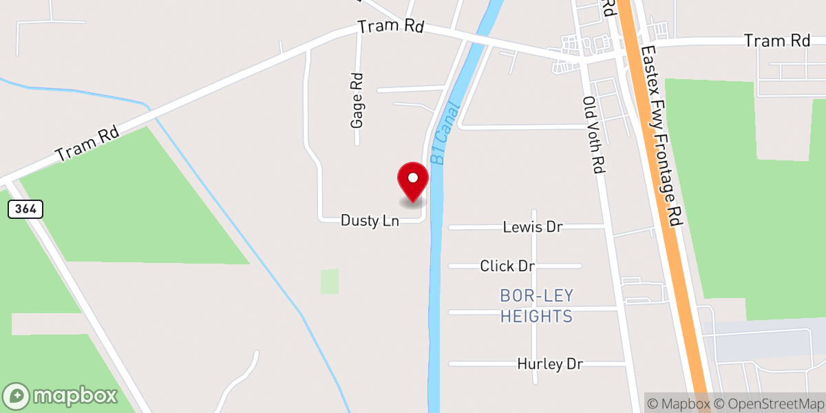 Map showing location of Saints' Temple Church of God