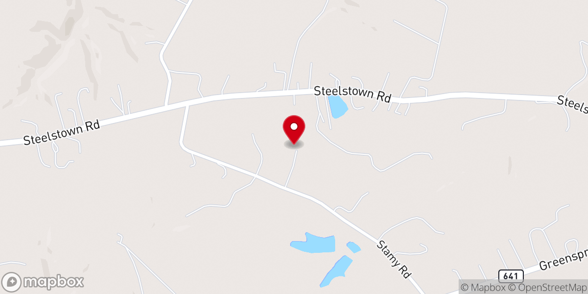 Map showing location of Christian Bible Fellowship Church