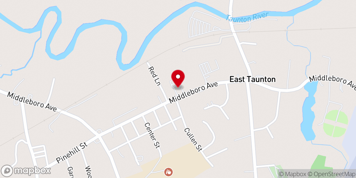 Map showing location of Holy Family Parish