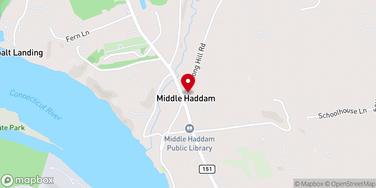 Map showing location of Christ Episcopal Church