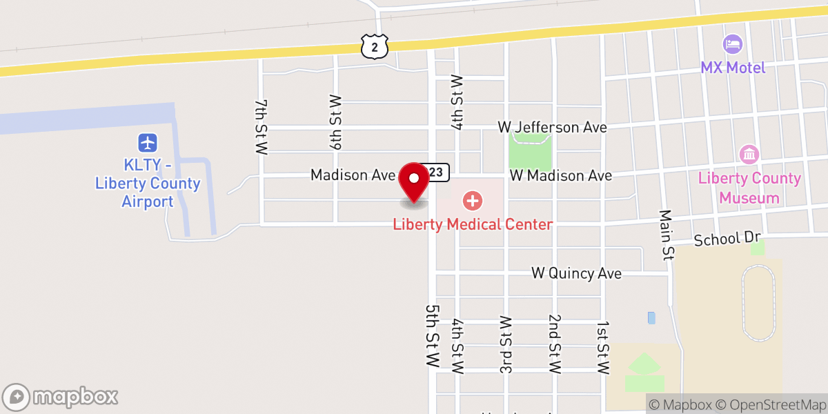 Map showing location of Chester United Methodist Church