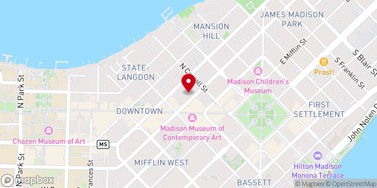 Map showing location of Adoration Chapel at Holy Redeemer