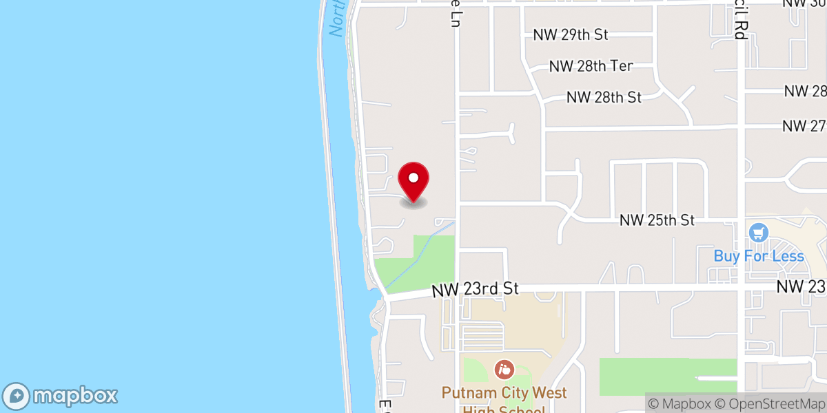 Map showing location of Bright City