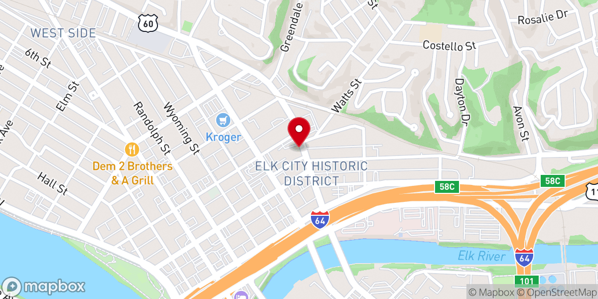 Map showing location of Bream Memorial Presbyterian