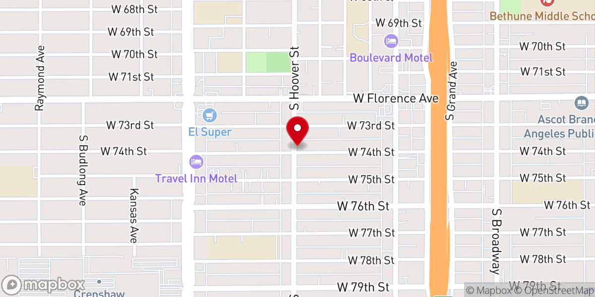 Map showing location of Faith Church of God In Christ