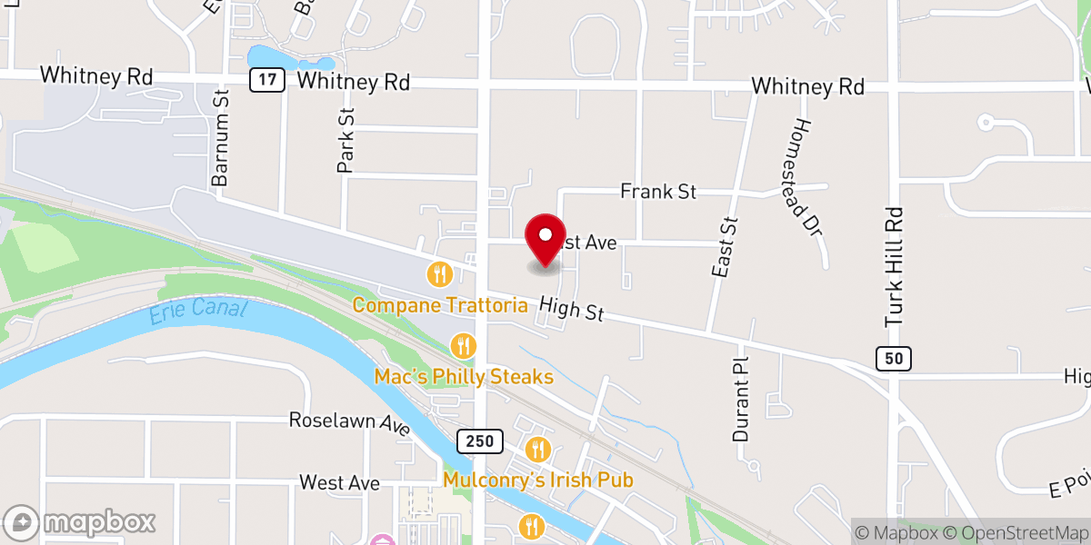 Map showing location of Our Lady of the Assumption Catholic Church