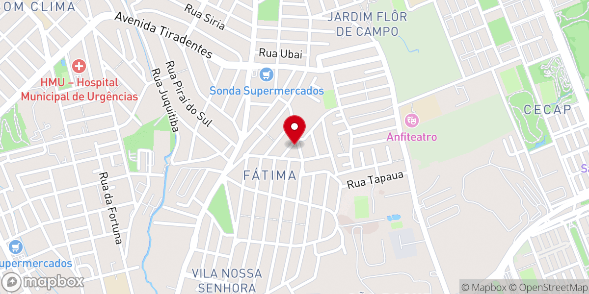 Map showing location of Igreja Boa Notícia de Guarulhos