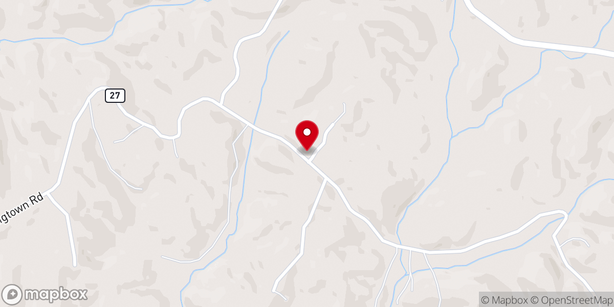 Map showing location of Gospel Temple