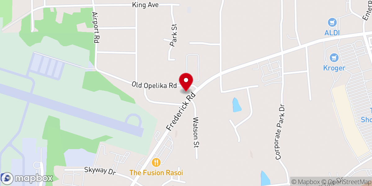 Map showing location of The Good Shepherd Anglican Church