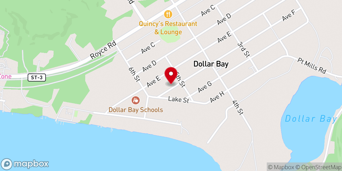Map showing location of Saint Francis of Assisi Catholic Church & Rectory