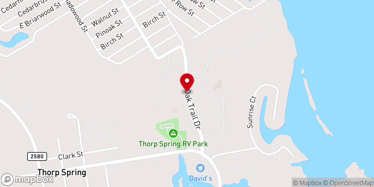 Map showing location of Calvary Family Church