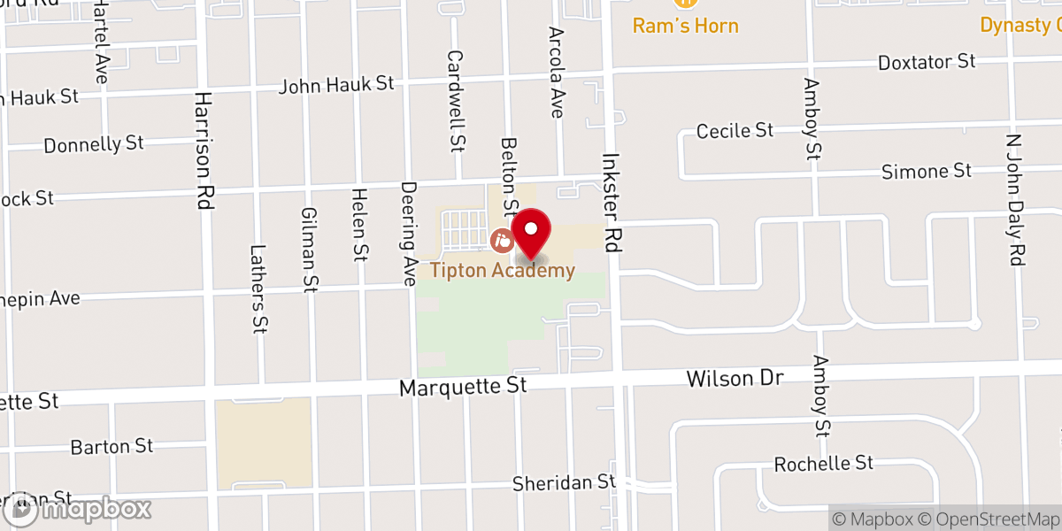 Map showing location of Word of Life Christian Learning Center