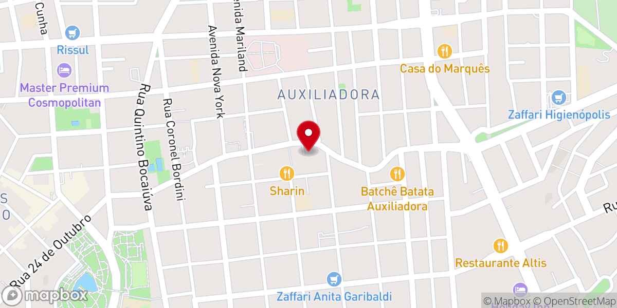 Map showing location of Paróquia Nossa Senhora Auxiliadora