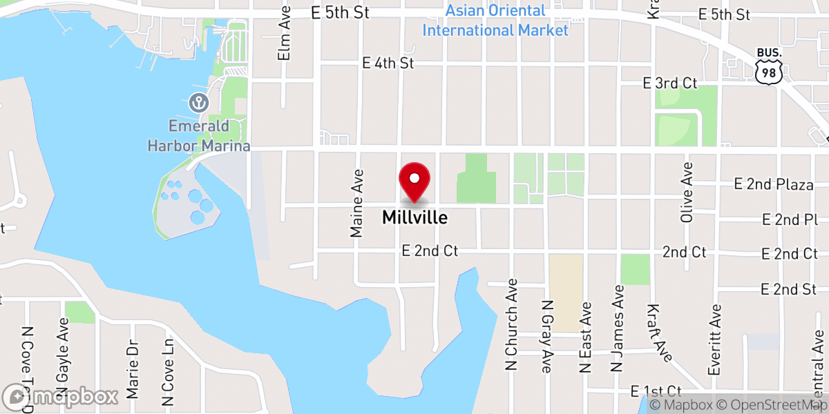 Map showing location of Calvary Cathedral Assembly of God Church