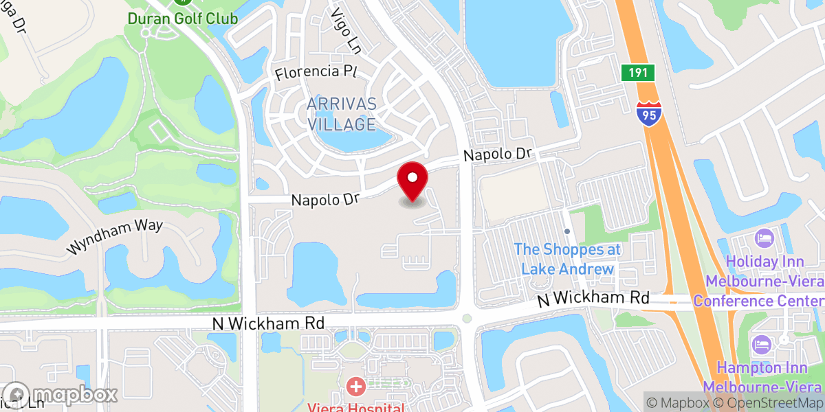 Map showing location of Freedom Christian Center